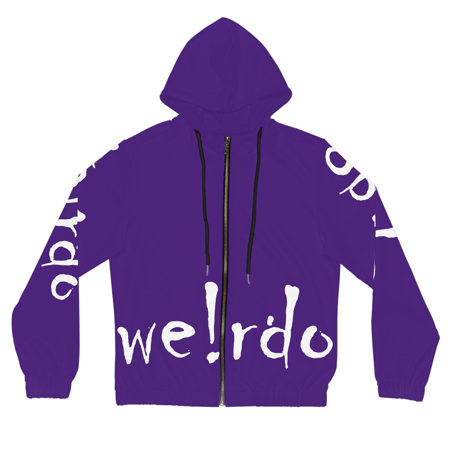 We!rdo Women’s Purple Full-Zip Hoodie (AOP)