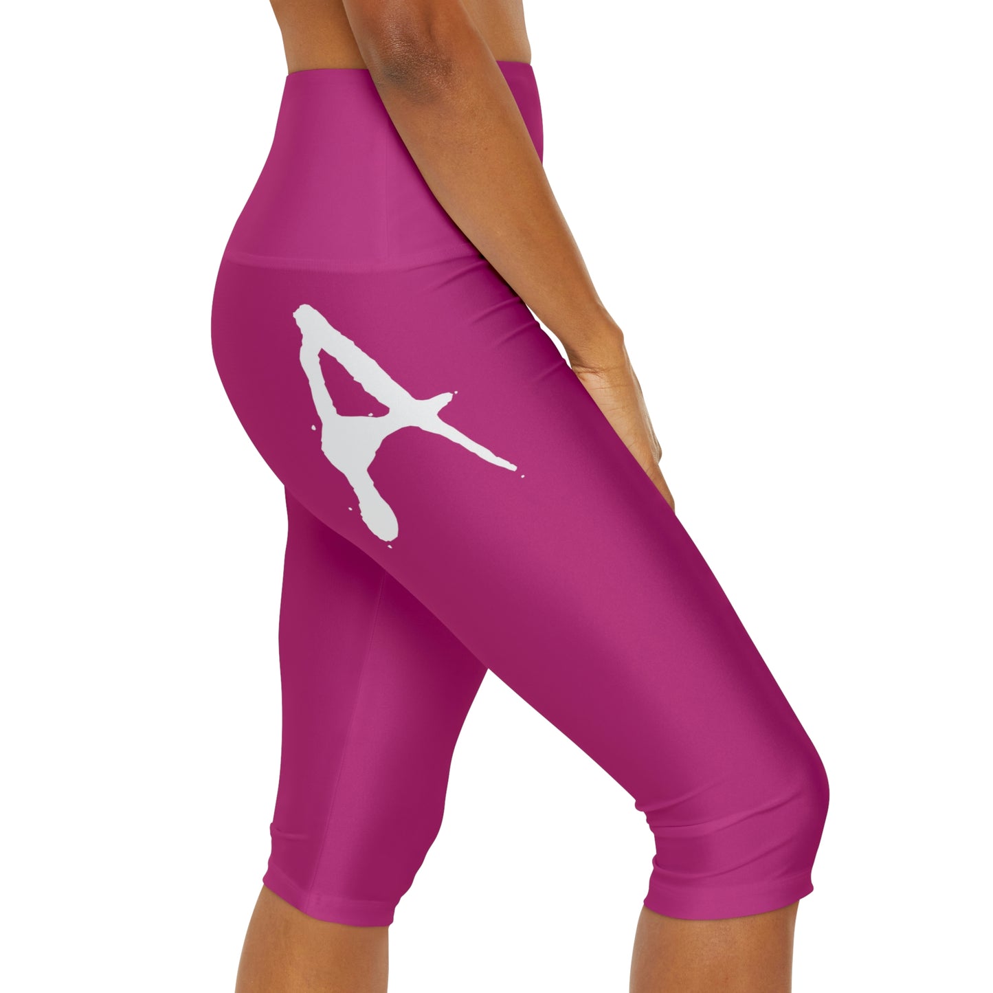 Chiller A Pink Yoga Capri Leggings