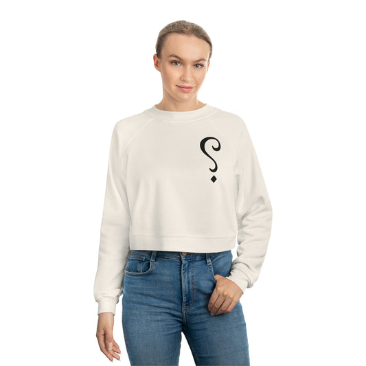 French Question Women's Cropped Fleece Pullover