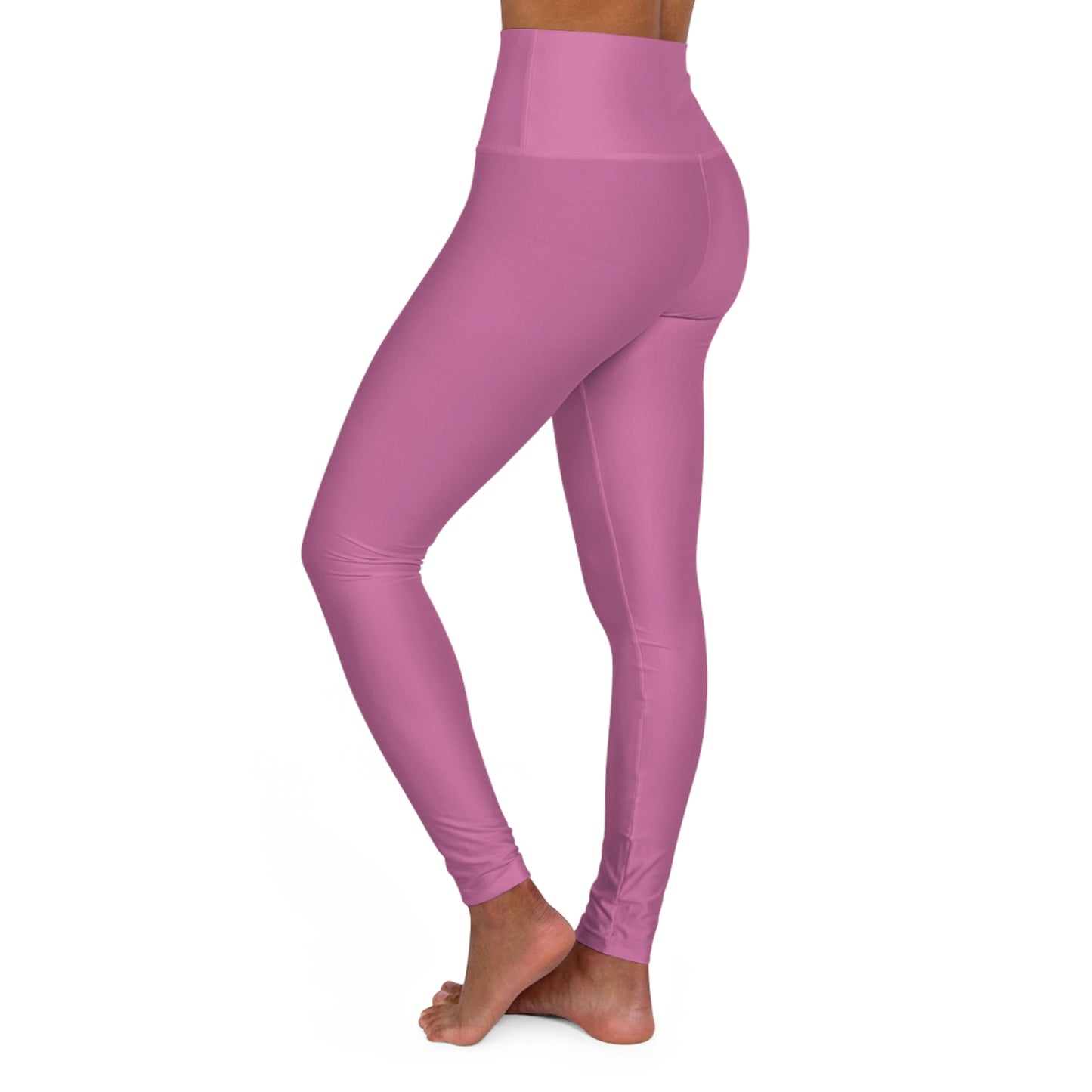 Chiller A Light Pink High Waisted Yoga Leggings