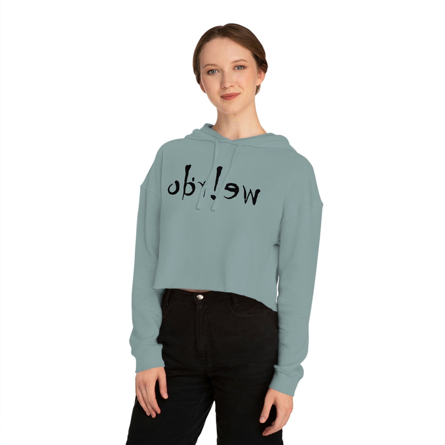 We!rdo Women’s Cropped Hooded Sweatshirt