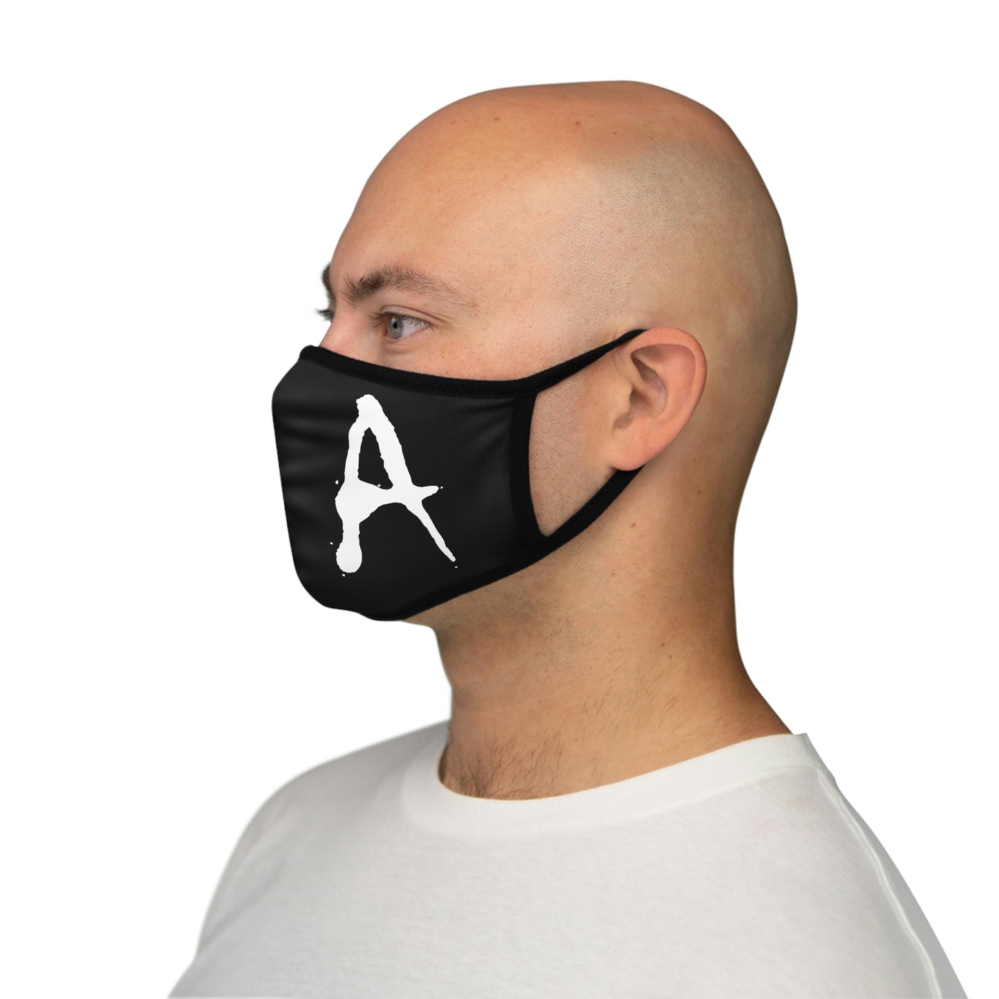 Chiller A Black Fitted Polyester Face Mask