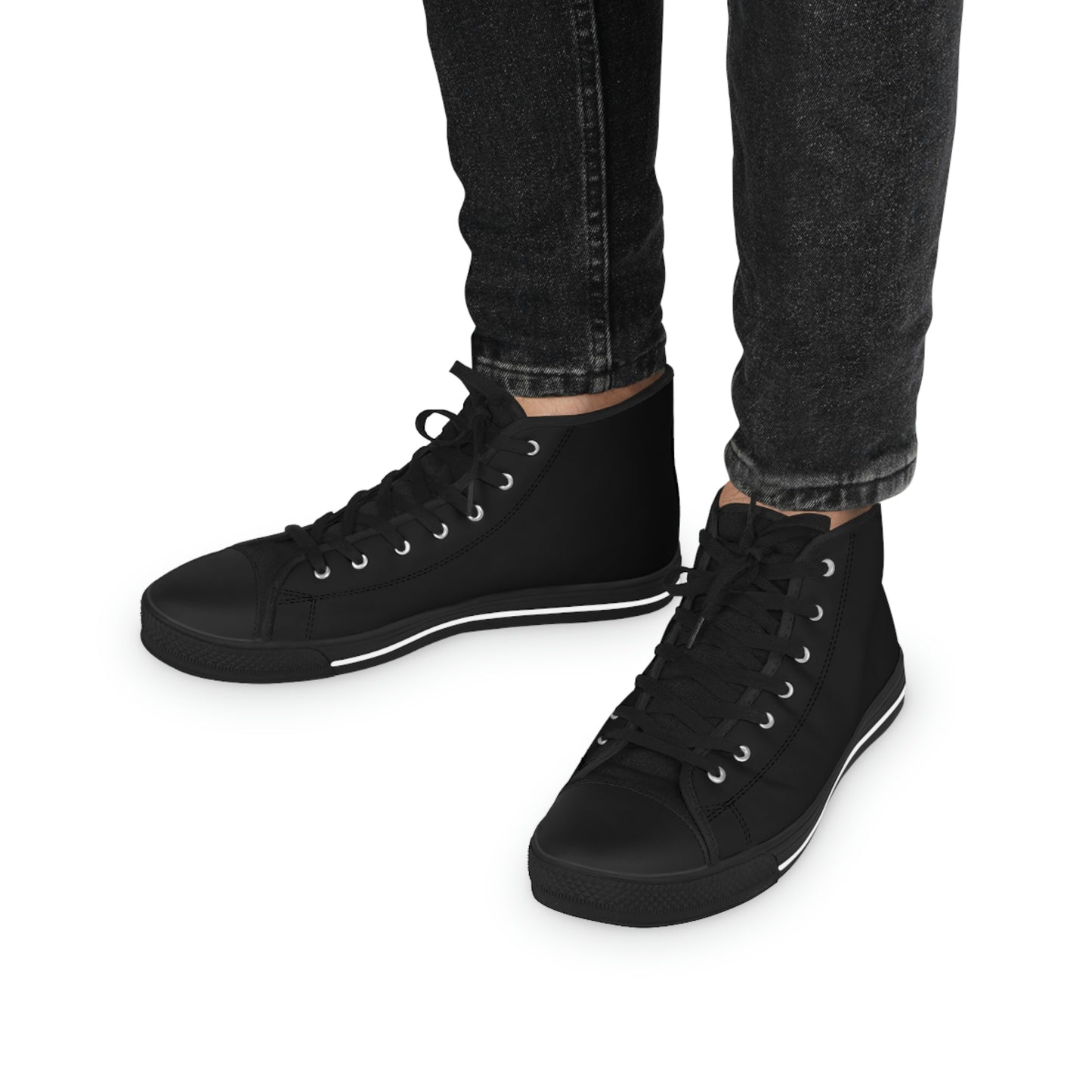 Chiller A Men's Black High Top Sneakers