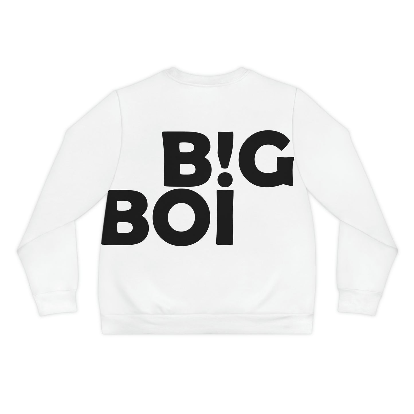 B!G BOI White Lightweight Sweatshirt (AOP)