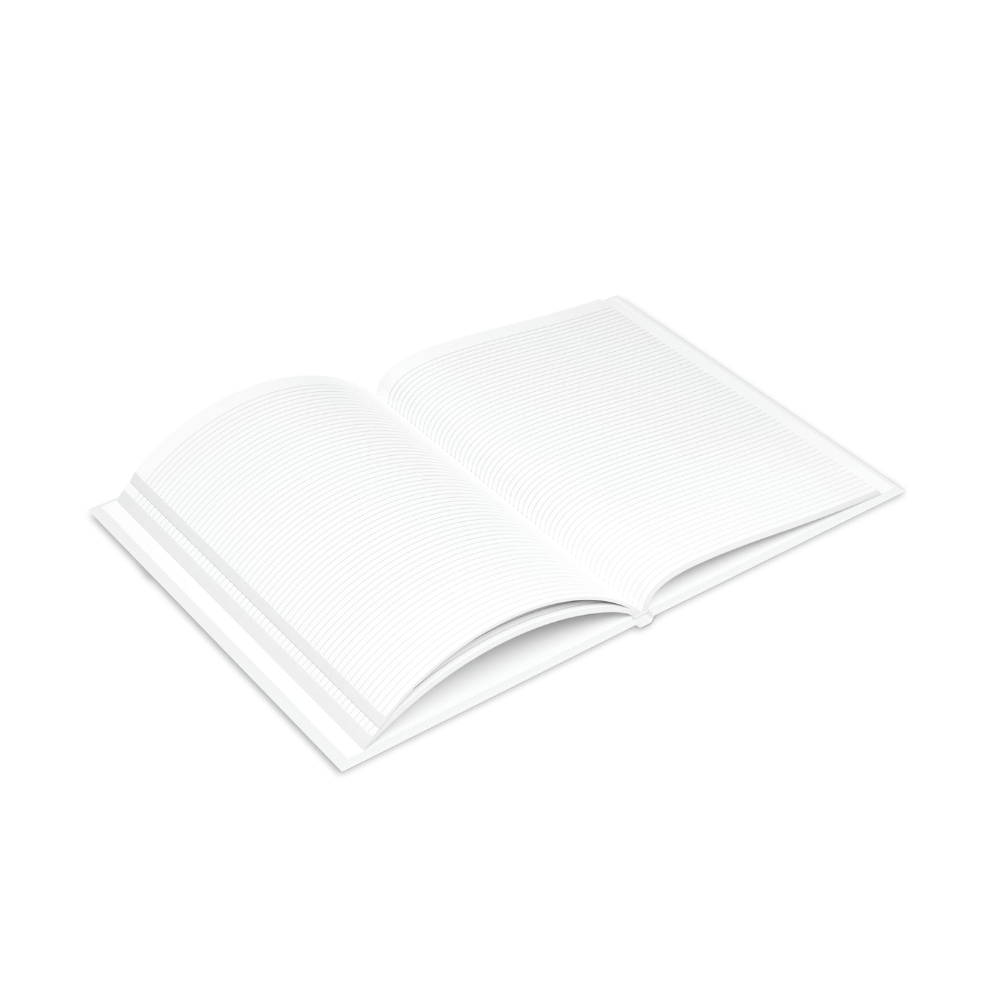 Chiller A White Hardcover Notebook with Puffy Covers