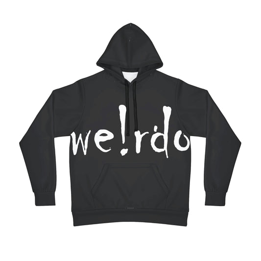 We!rdo Black Athletic Hoodie (AOP)