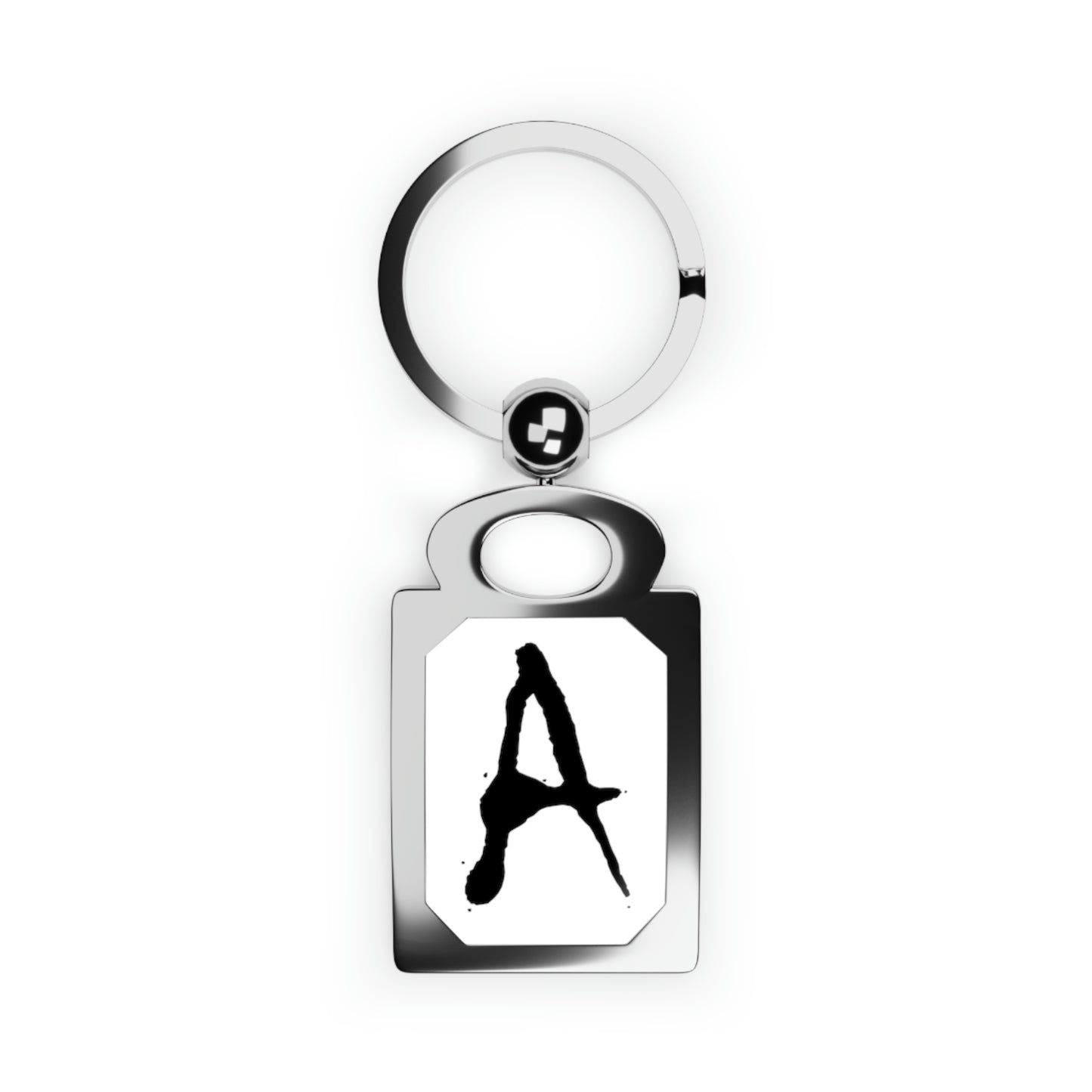 Chiller A White Rectangle Photo Keyring