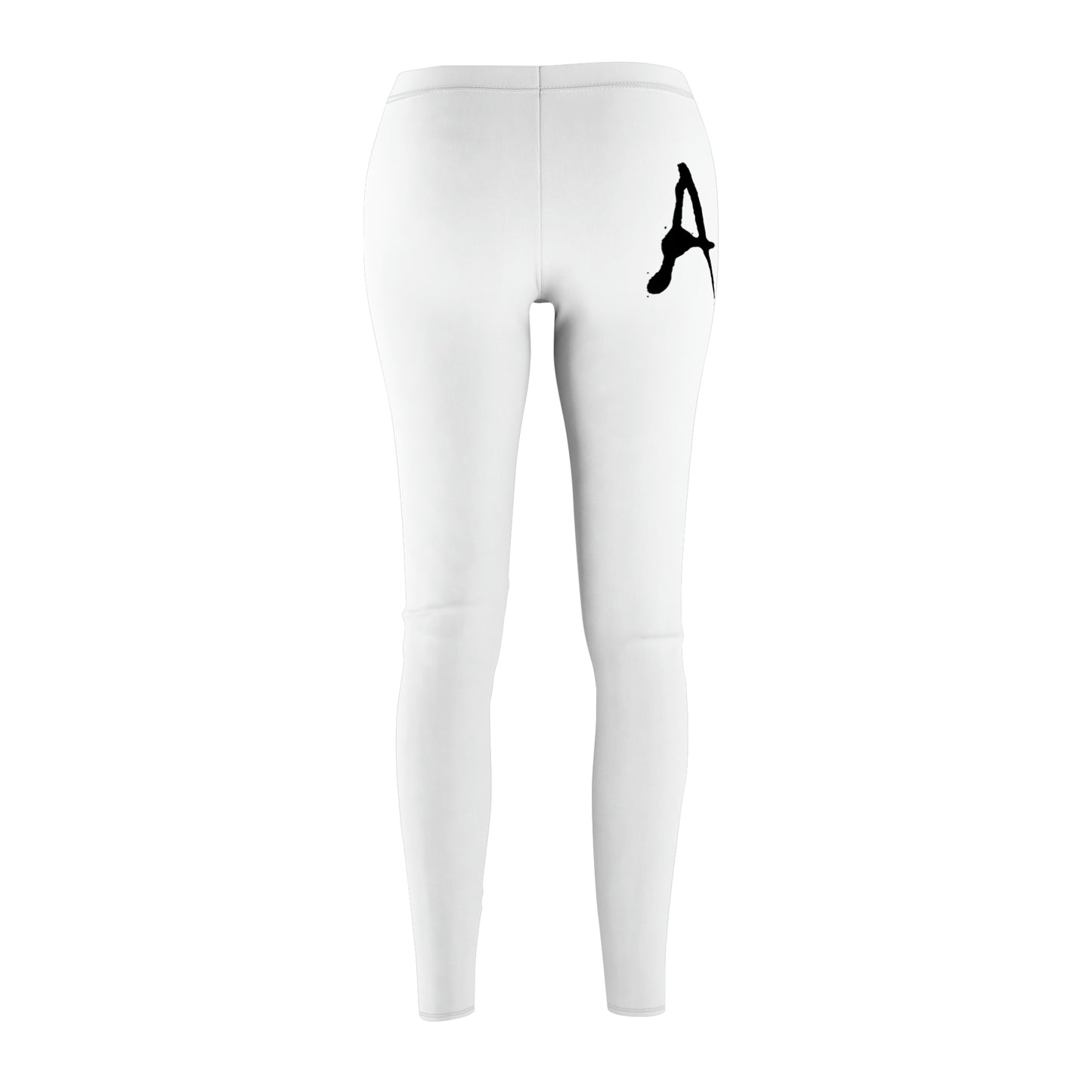 Chiller A Women's White Cut & Sew Casual Leggings