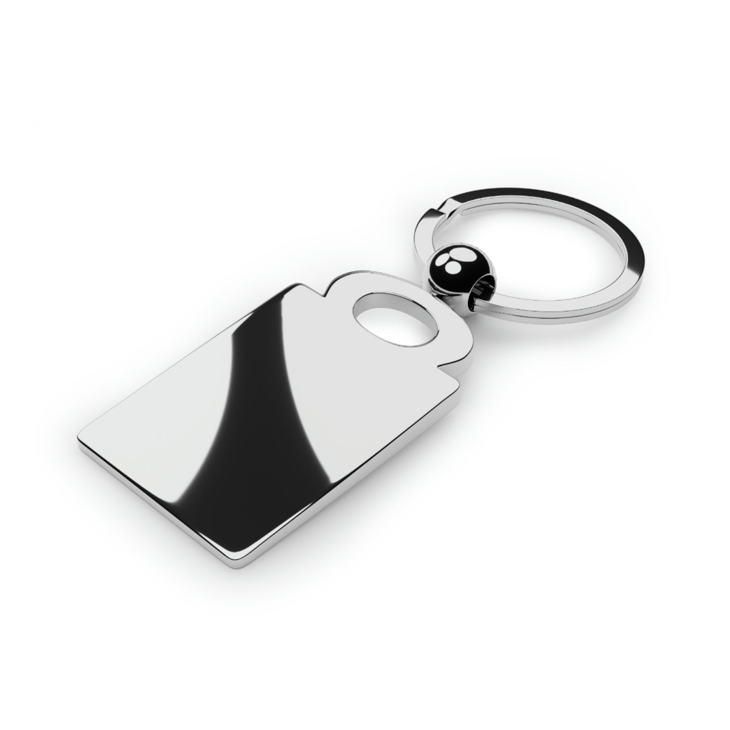 Chiller A Black Rectangle Photo Keyring