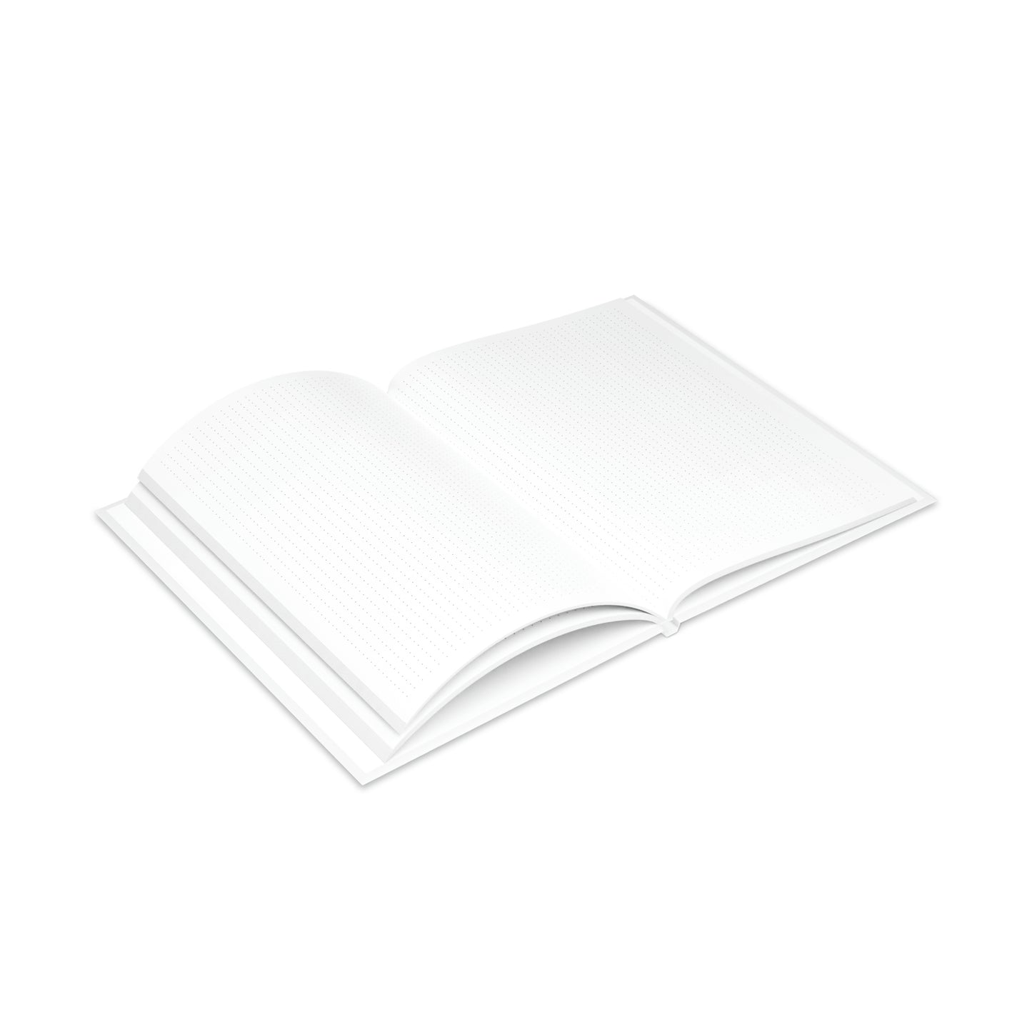 Chiller A White Hardcover Notebook with Puffy Covers