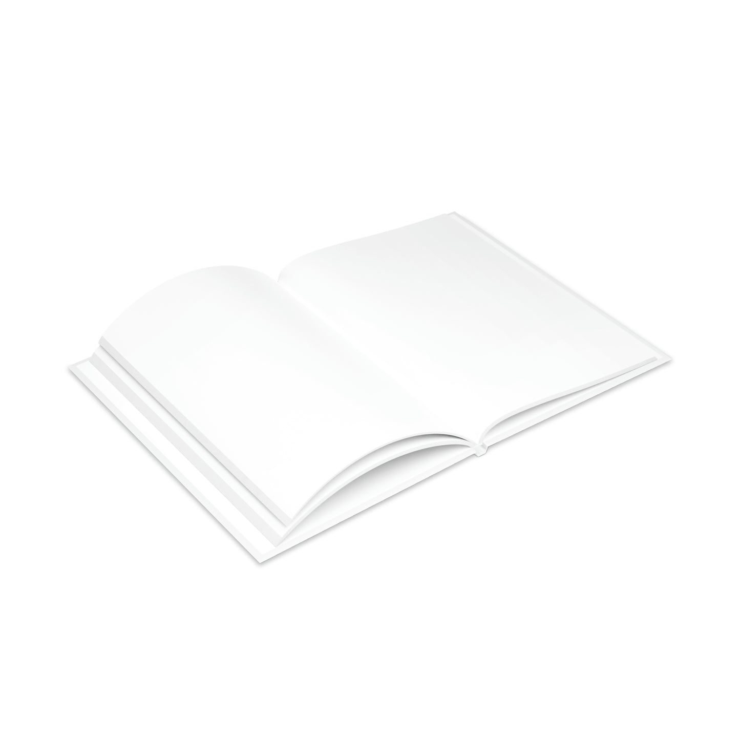 Chiller A White Hardcover Notebook with Puffy Covers