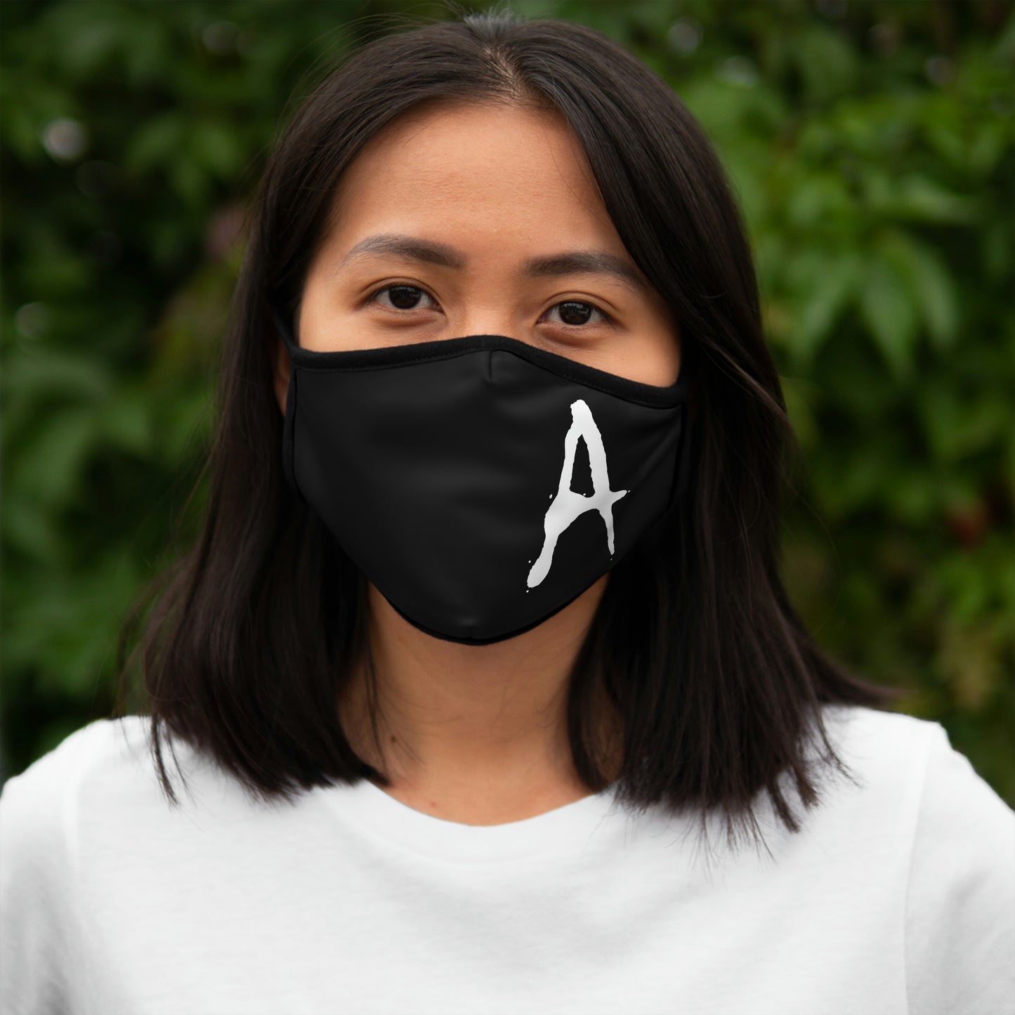 Chiller A Black Fitted Polyester Face Mask