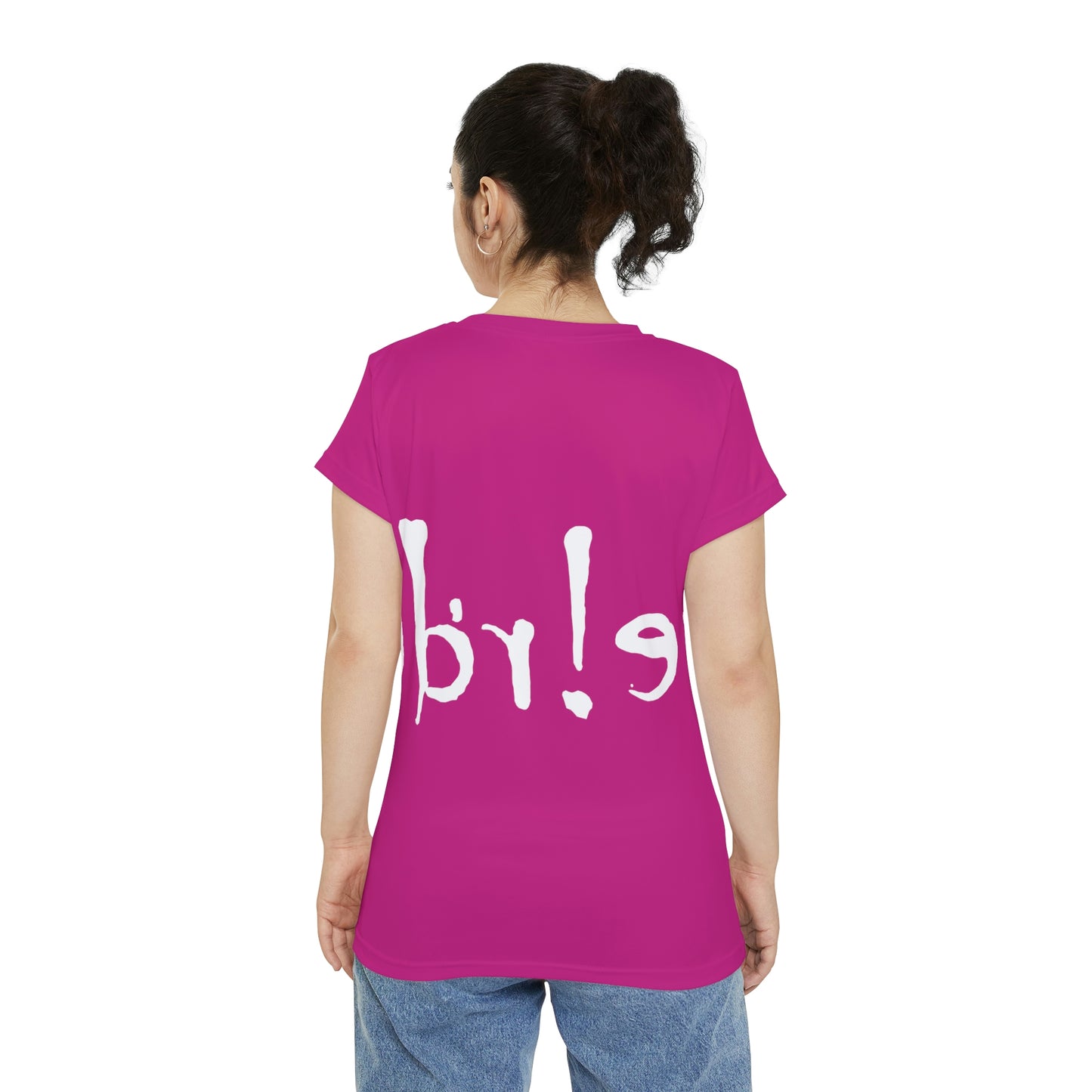 We!rdo Women's Pink Short Sleeve Shirt (AOP)