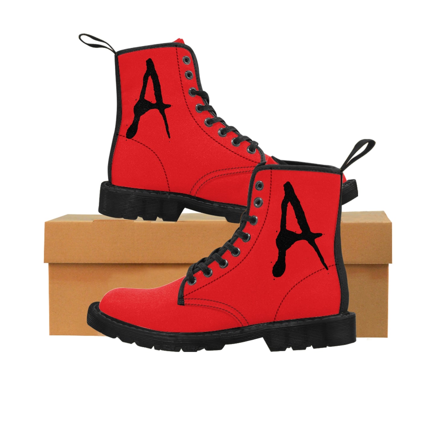 Chiller A Men's Red Canvas Boots