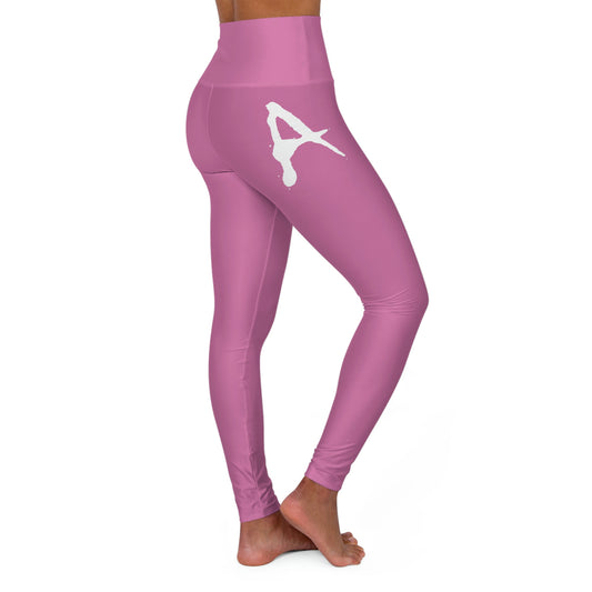 Chiller A Light Pink High Waisted Yoga Leggings