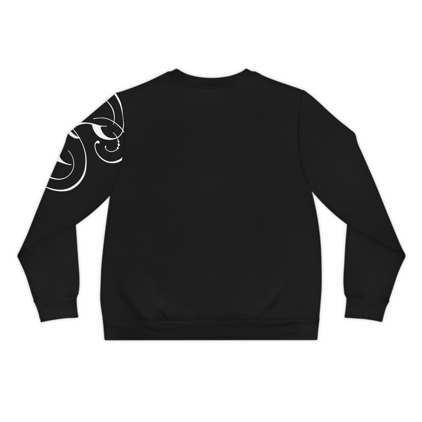 X Wave Black Lightweight Sweatshirt (AOP)