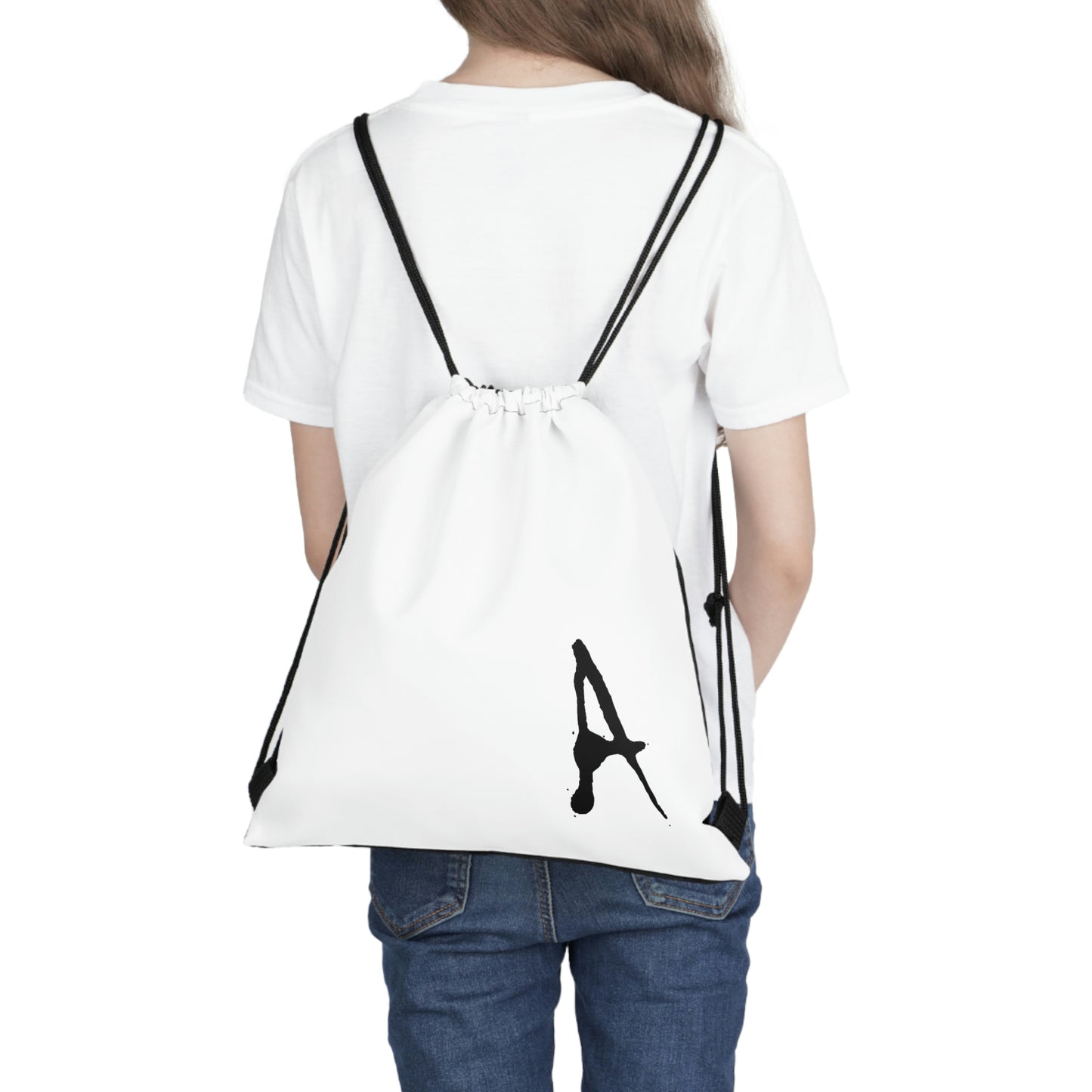 Chiller A White Outdoor Drawstring Bag