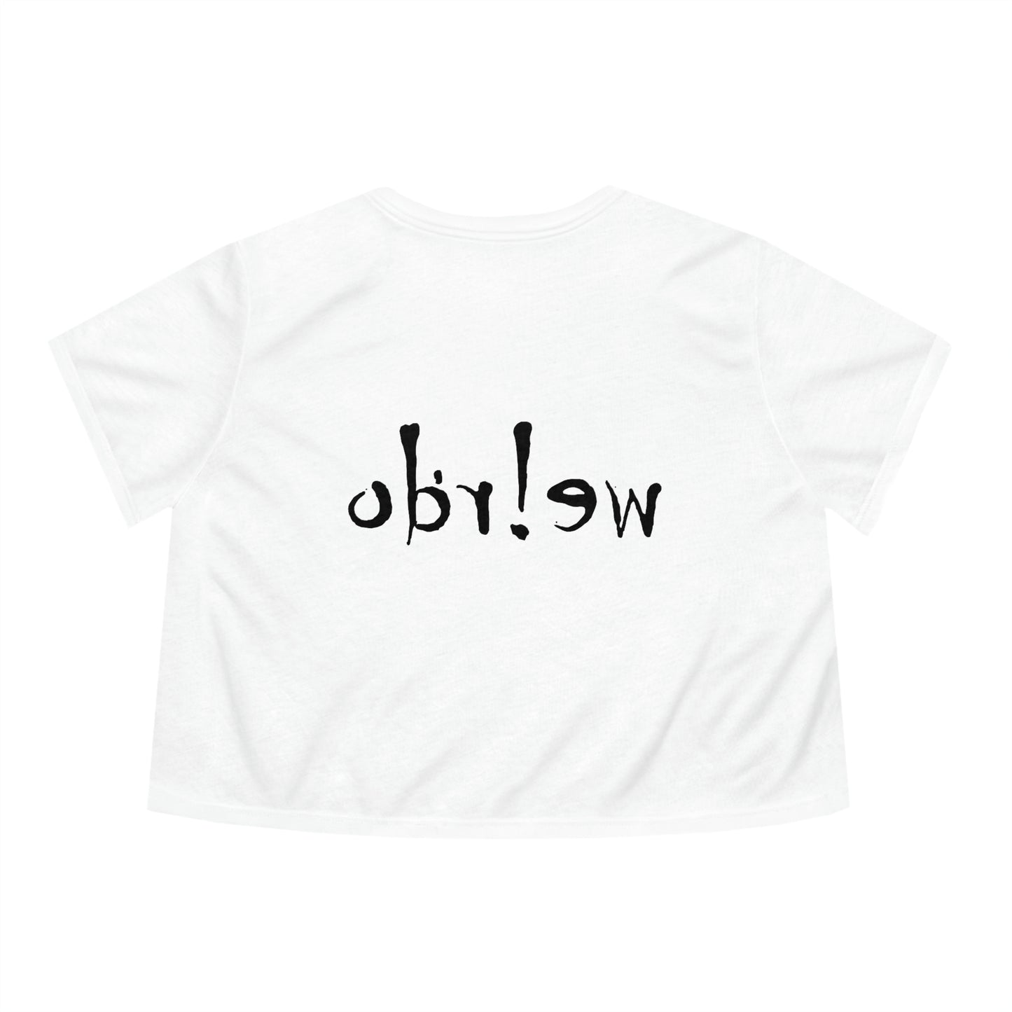 We!rdo Women's Flowy Cropped Tee