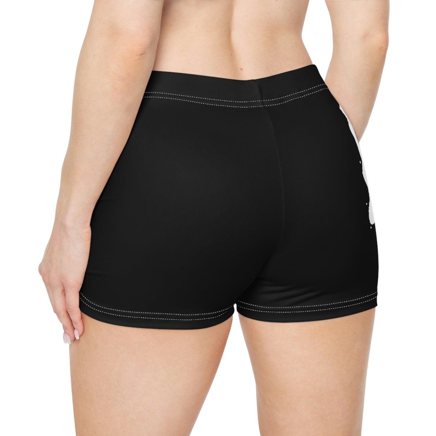 Chiller A Women's Black Shorts (AOP)