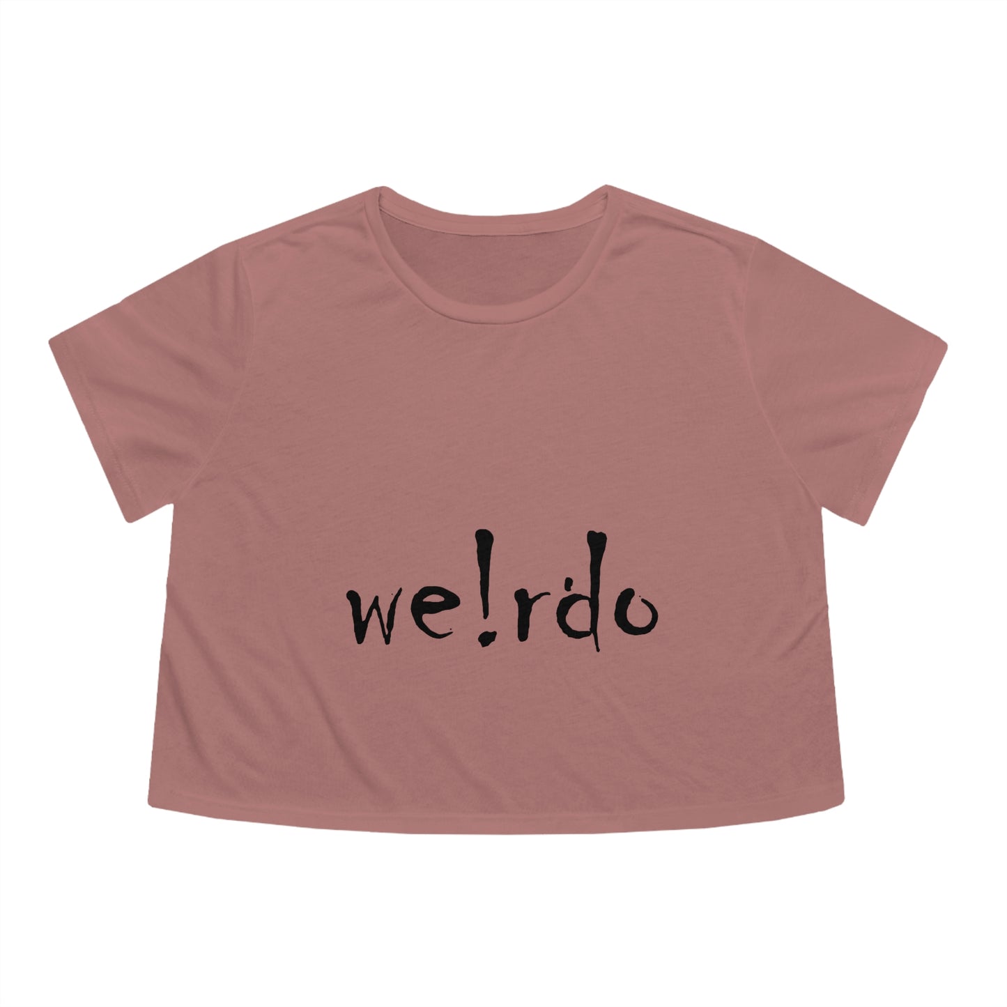 We!rdo Women's Flowy Cropped Tee