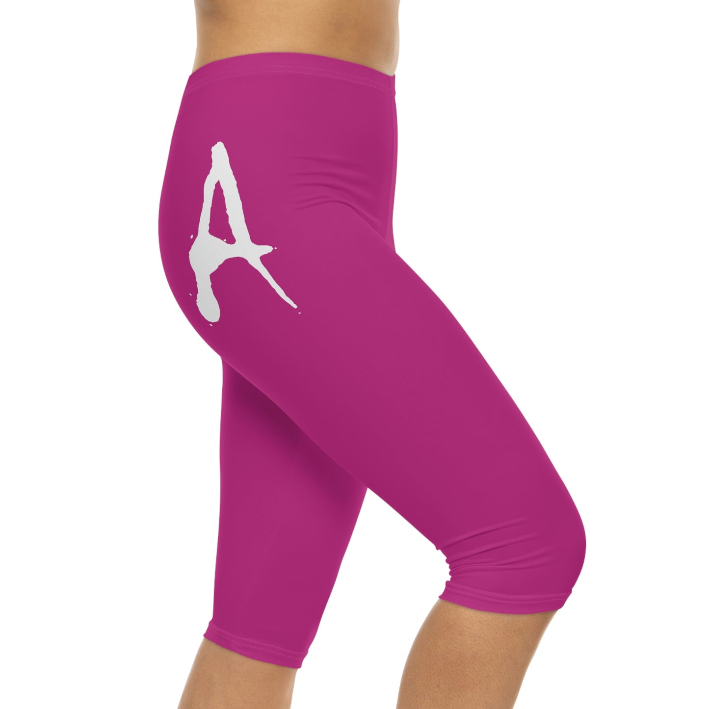 Chiller A Women’s Pink Capri Leggings (AOP)