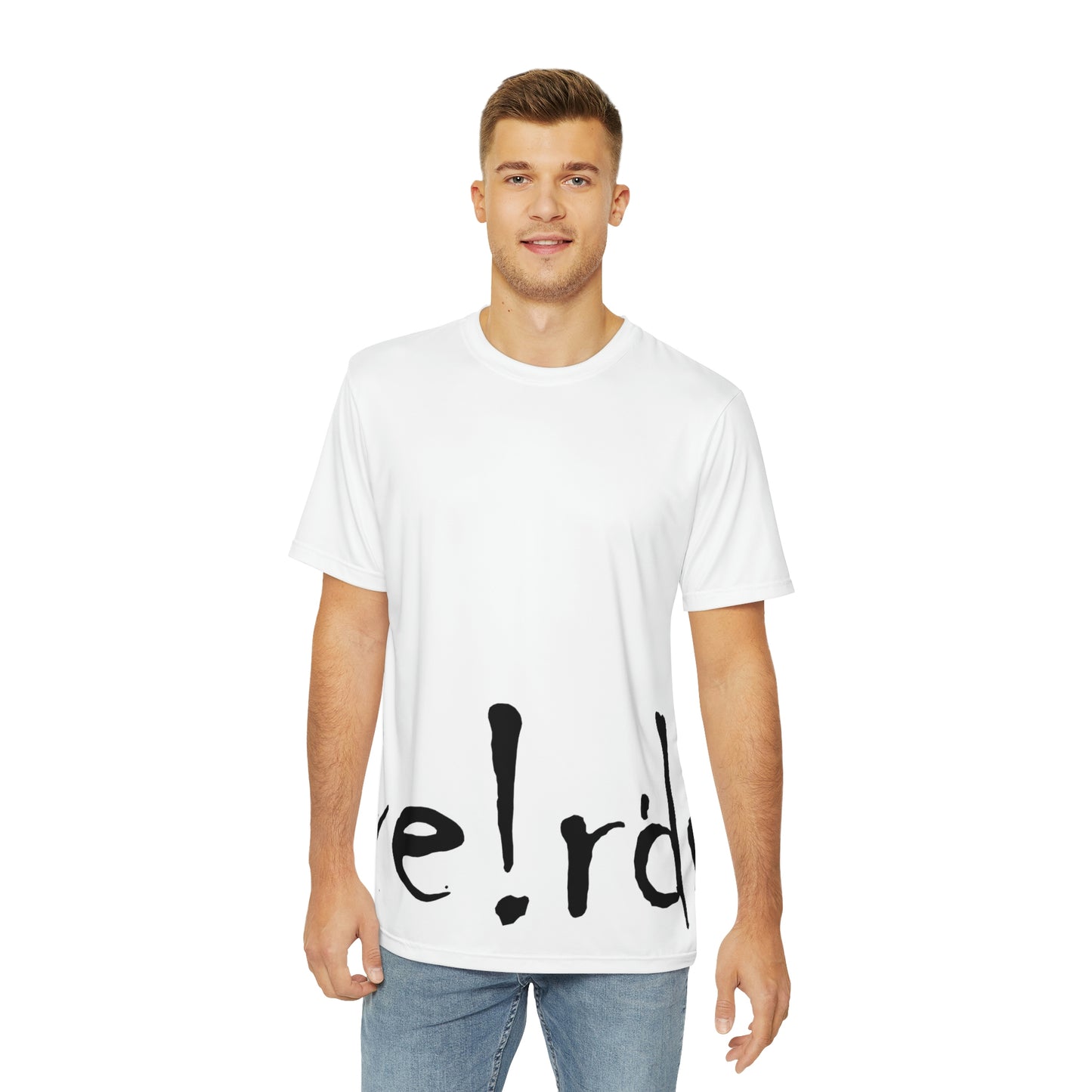 We!rdo Men's White Polyester Tee (AOP)