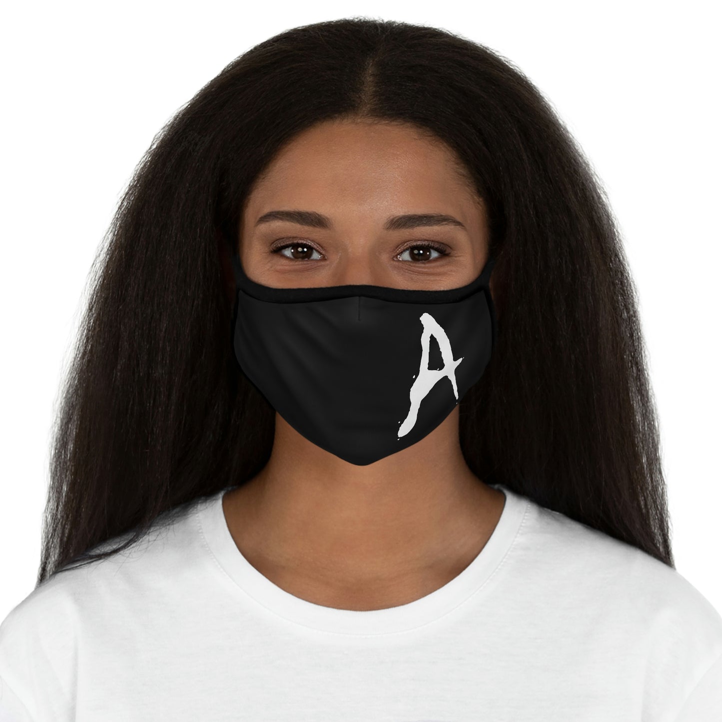 Chiller A Black Fitted Polyester Face Mask