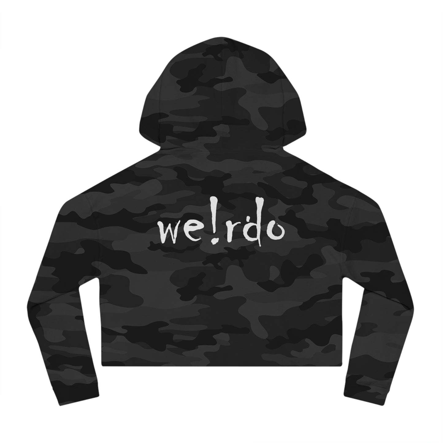 We!rdo Women’s Cropped Hooded Sweatshirt