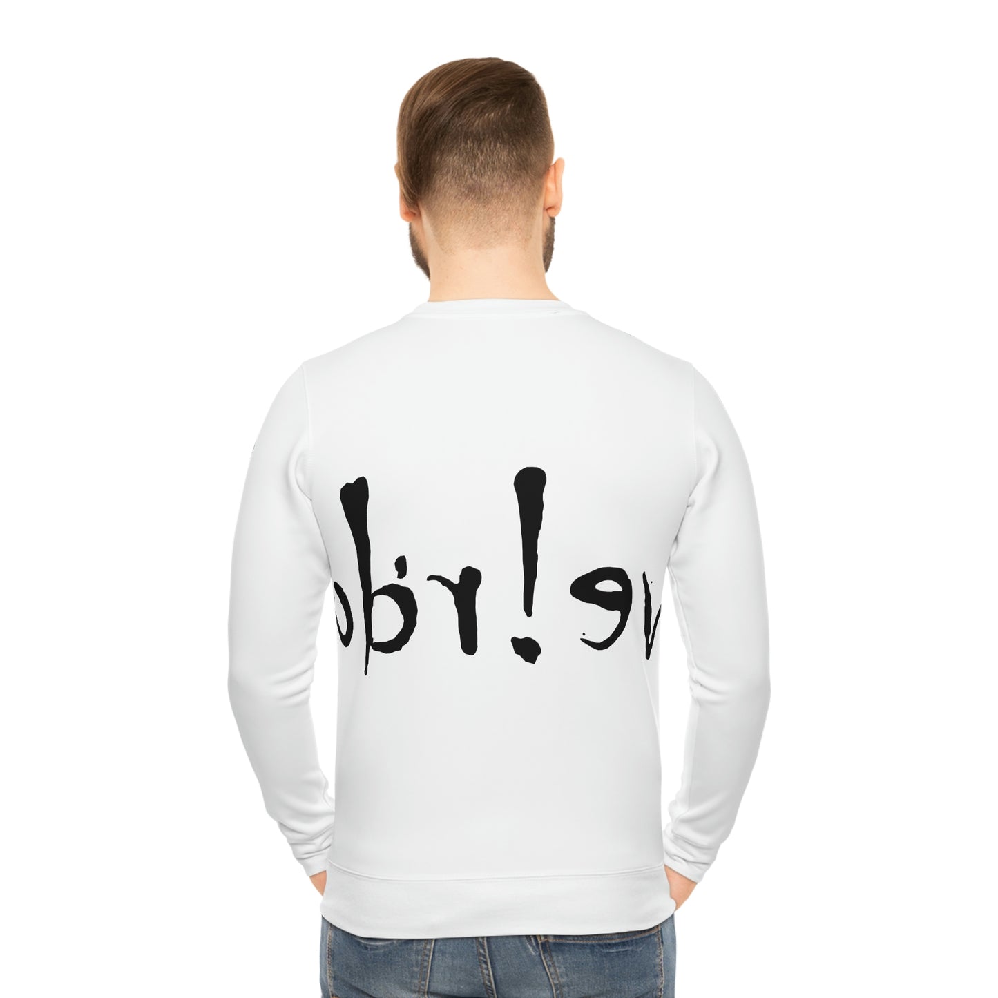 We!rdo White Lightweight Sweatshirt (AOP)