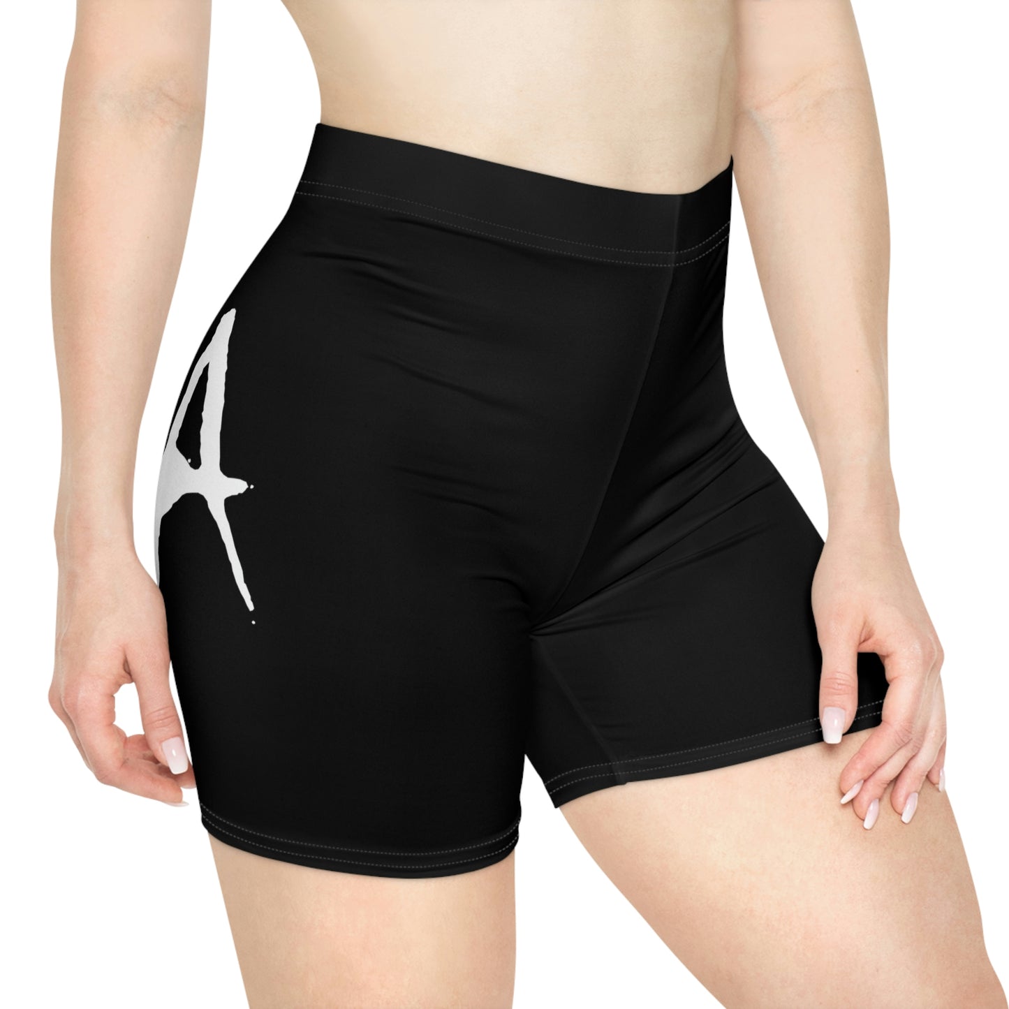 Chiller A Women's Black Biker Shorts