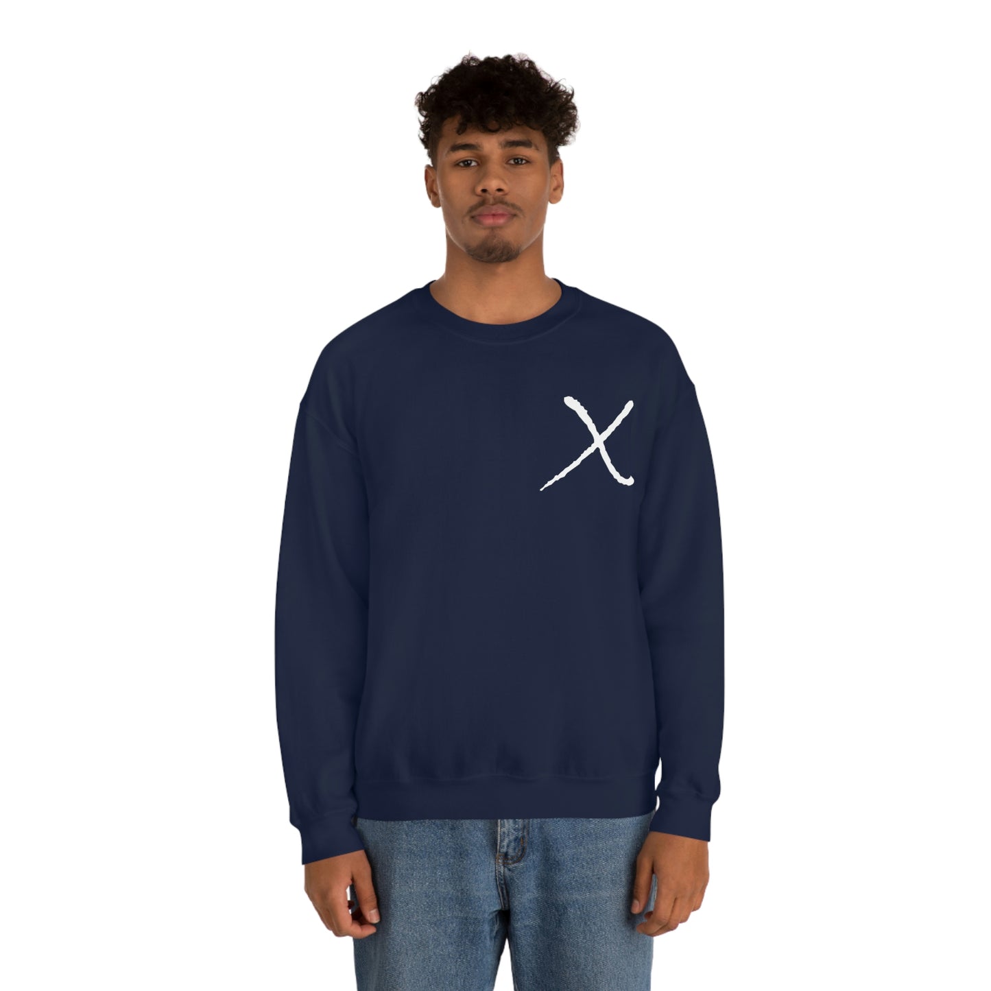 X Mark Unisex Heavy Blend™ Crewneck Sweatshirt