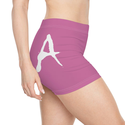 Chiller A Women's Light Pink Shorts (AOP)