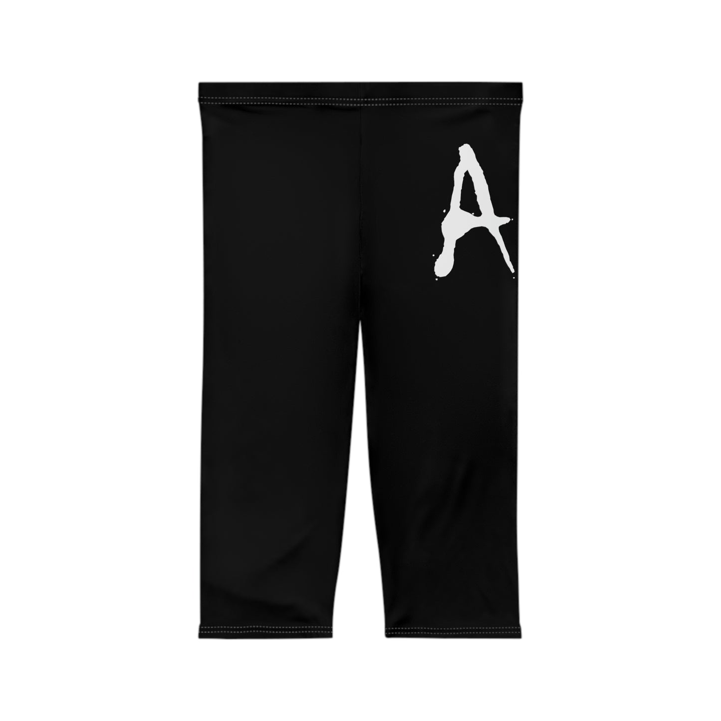 Chiller A Women’s Black Capri Leggings (AOP)