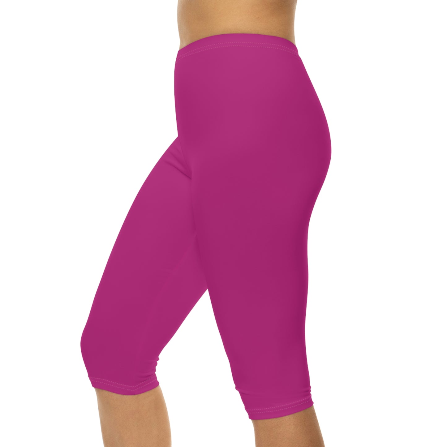 Chiller A Women’s Pink Capri Leggings (AOP)