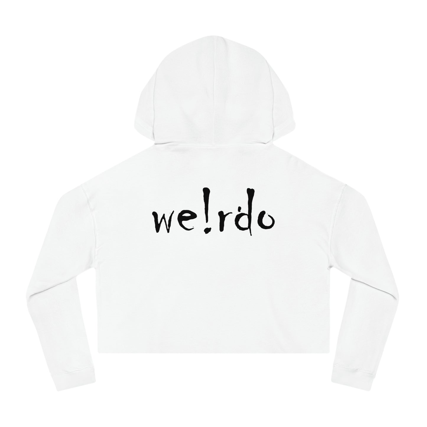 We!rdo Women’s Cropped Hooded Sweatshirt