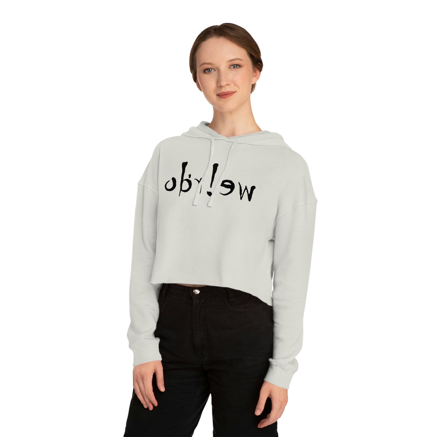 We!rdo Women’s Cropped Hooded Sweatshirt