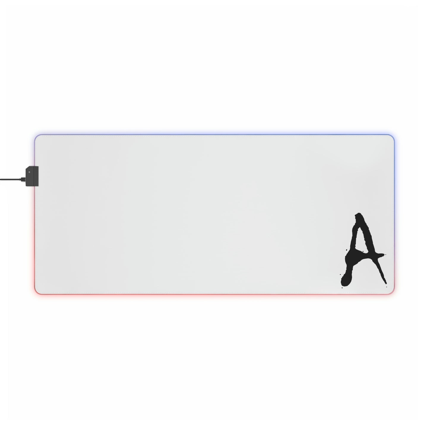 Chiller A White LED Gaming Mouse Pad