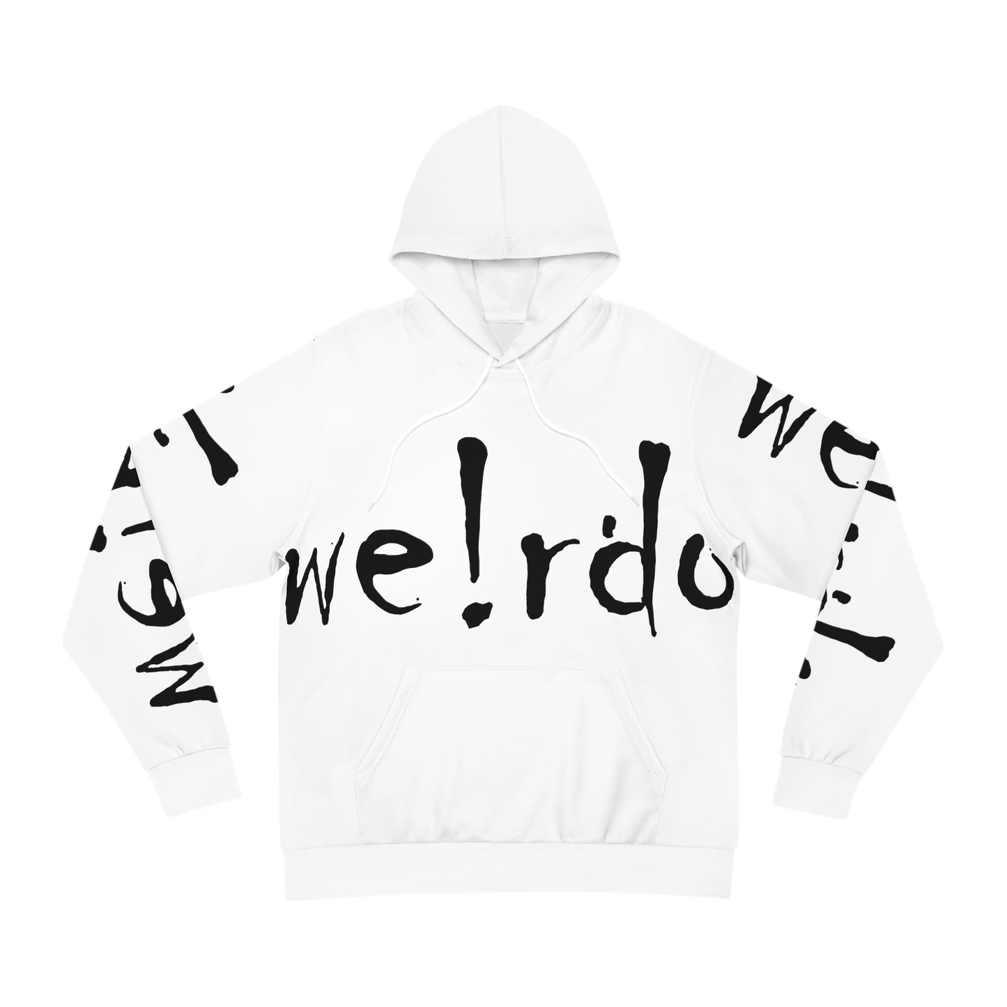 We!rdo White AOP Fashion Hoodie