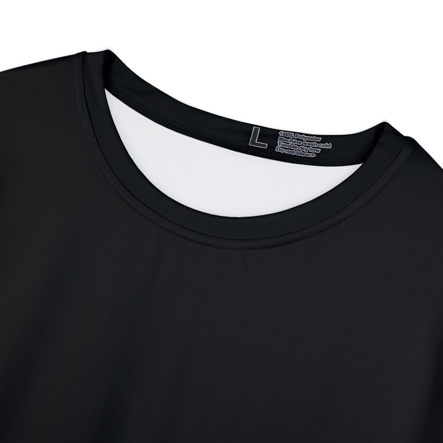 We!rdo Women's Black Short Sleeve Shirt (AOP)