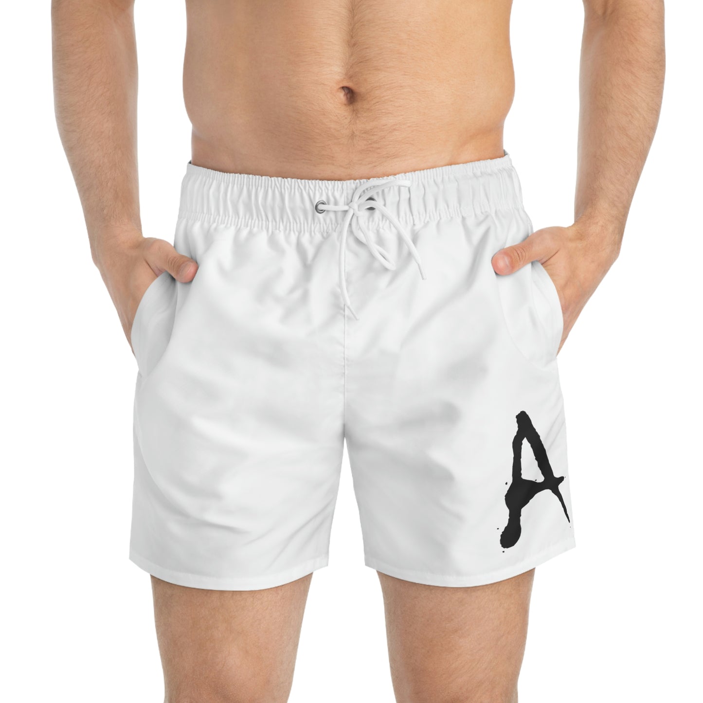 Chiller A White Swim Trunks