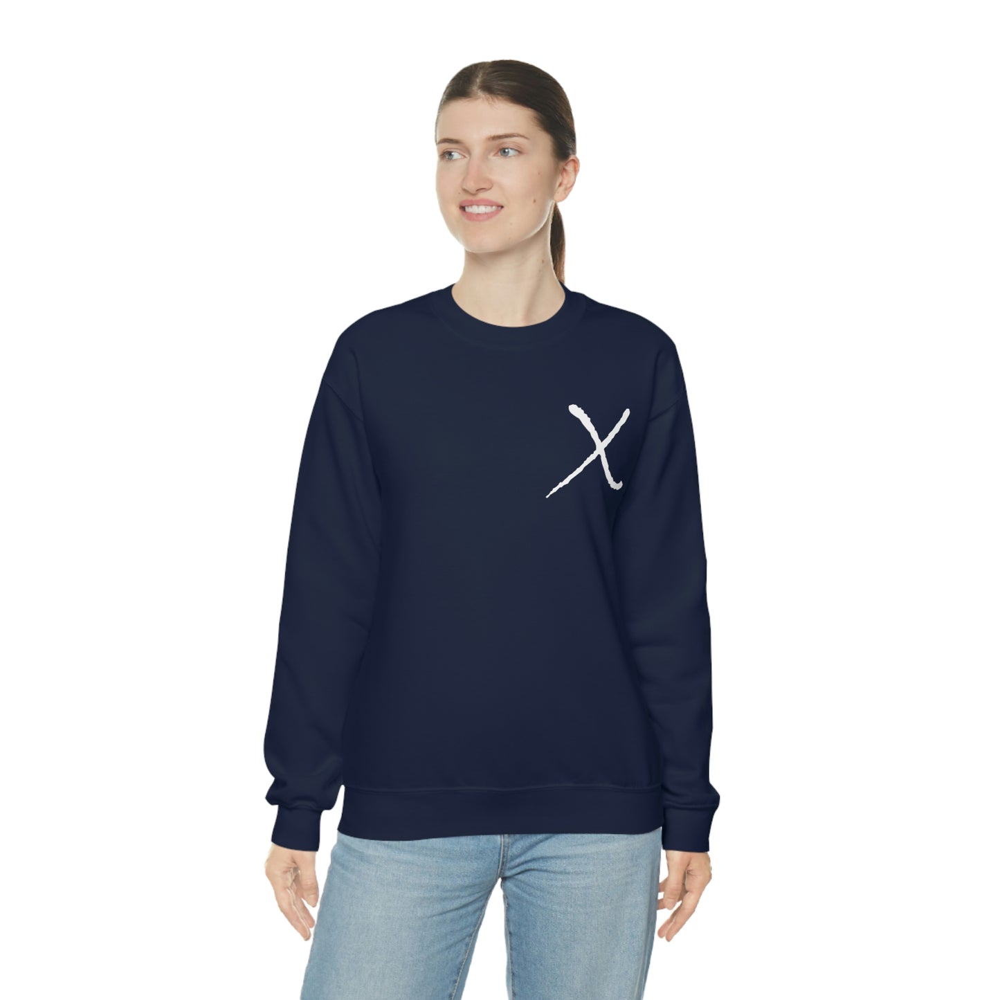 X Mark Unisex Heavy Blend™ Crewneck Sweatshirt