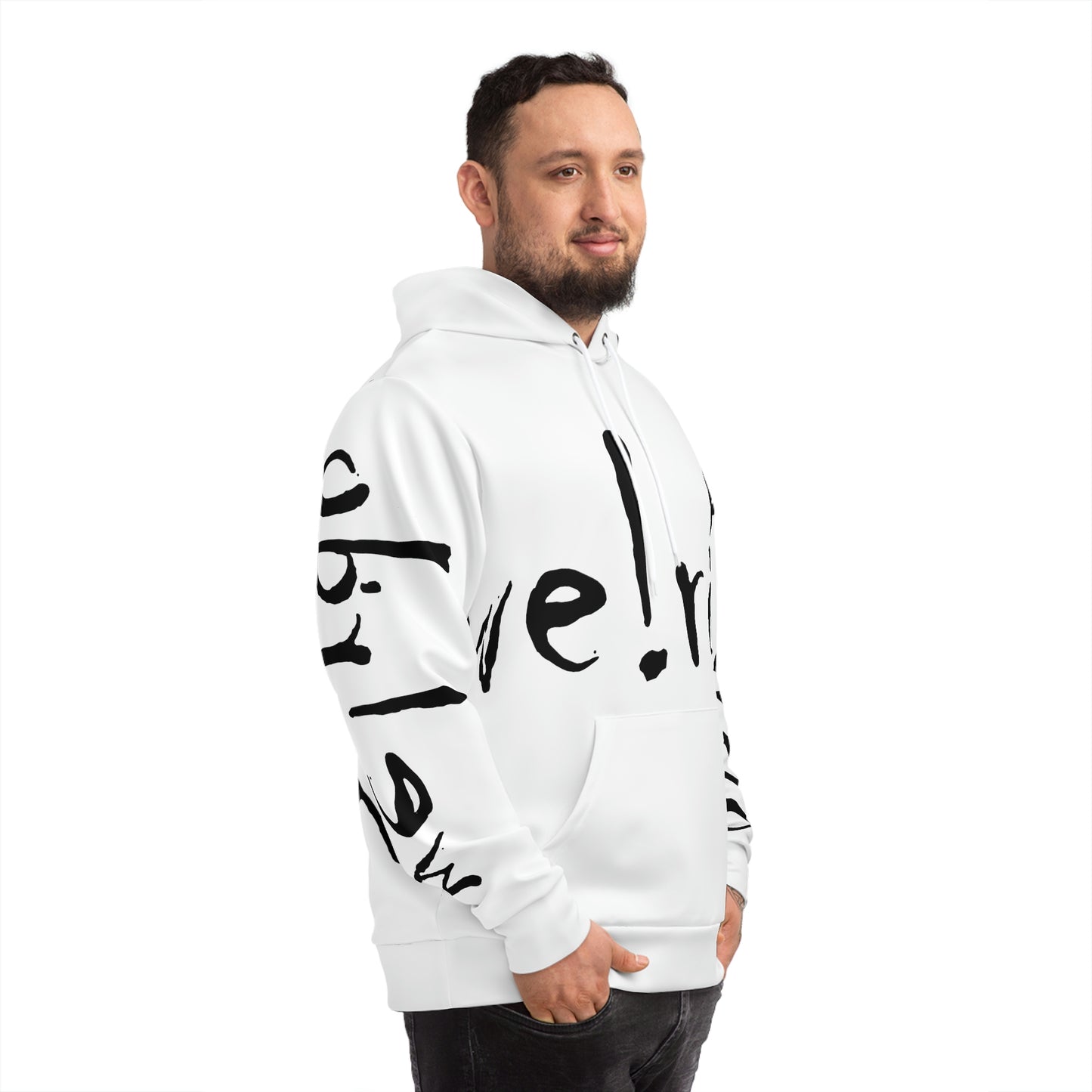 We!rdo White AOP Fashion Hoodie