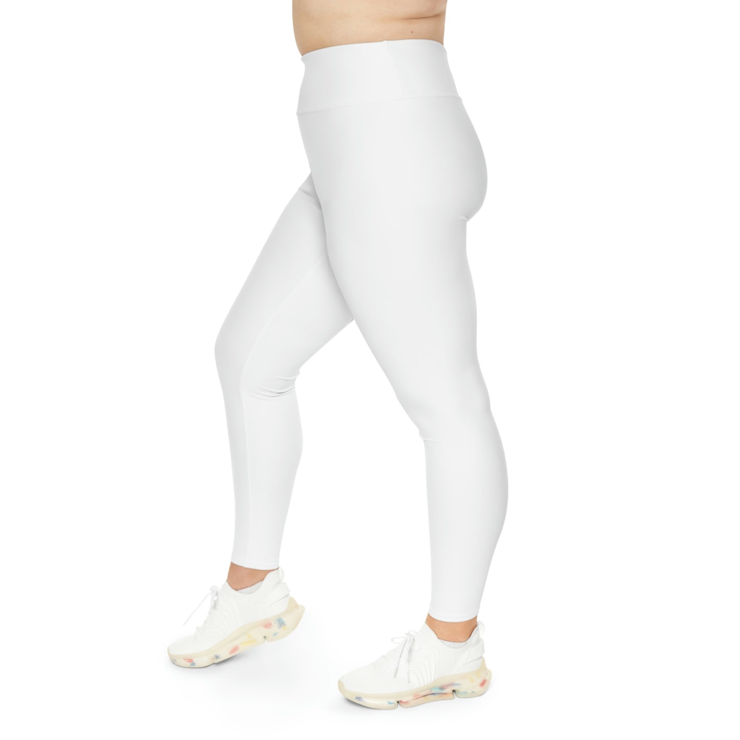 Chiller A Plus Size White Leggings