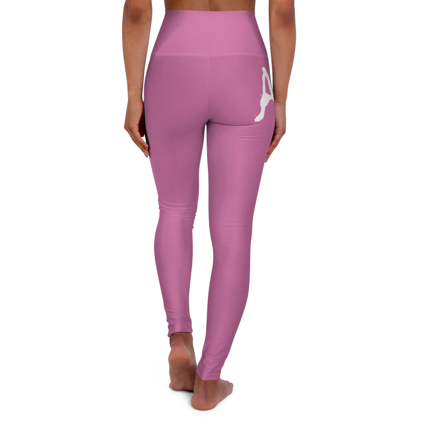 Chiller A Light Pink High Waisted Yoga Leggings