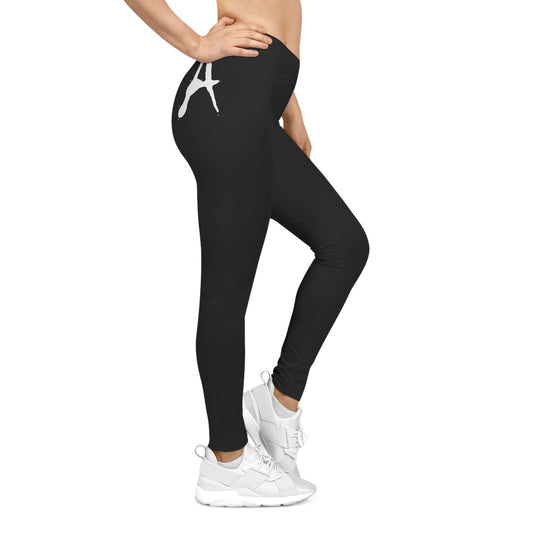 Chiller A Women's Black Casual Leggings