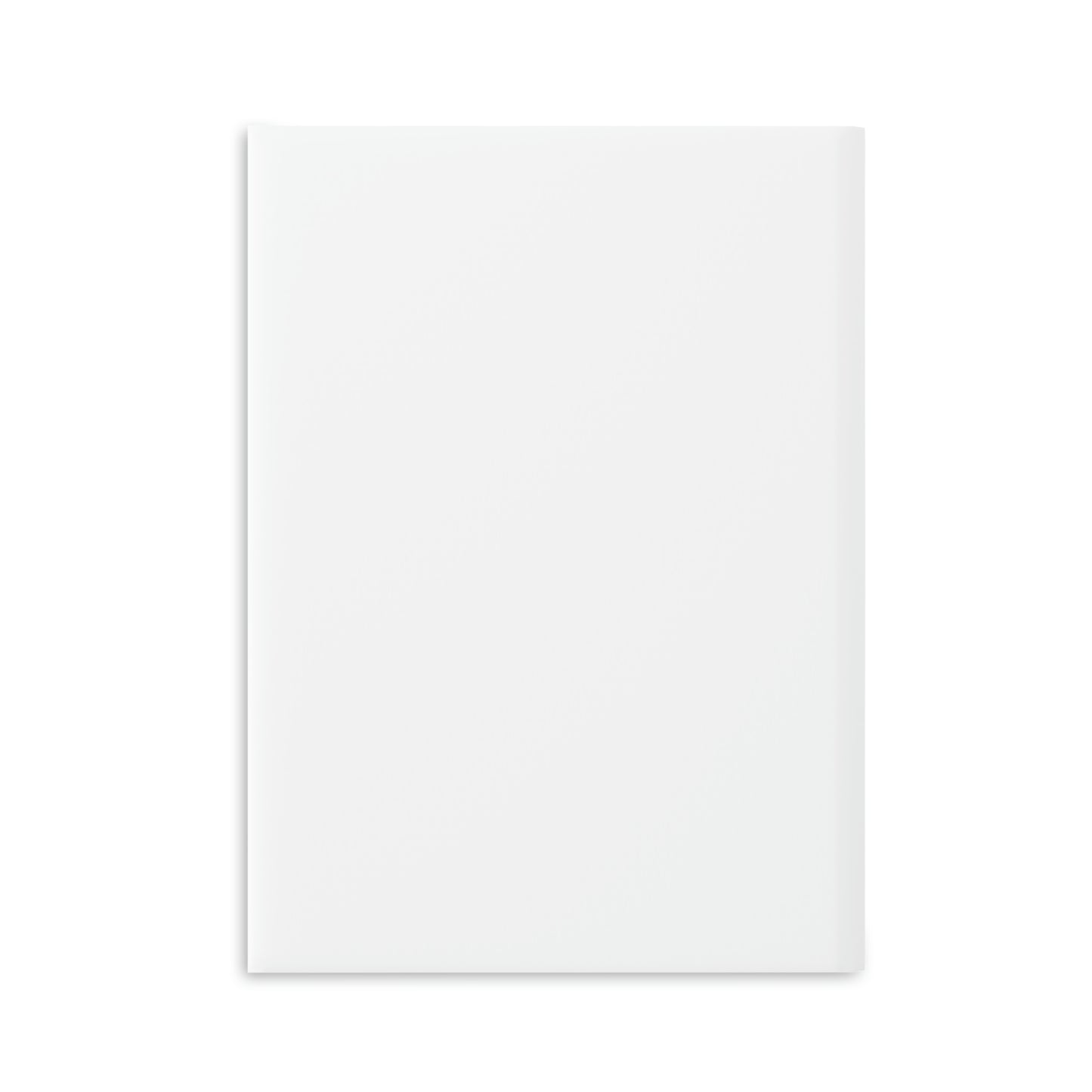 Chiller A White Hardcover Notebook with Puffy Covers