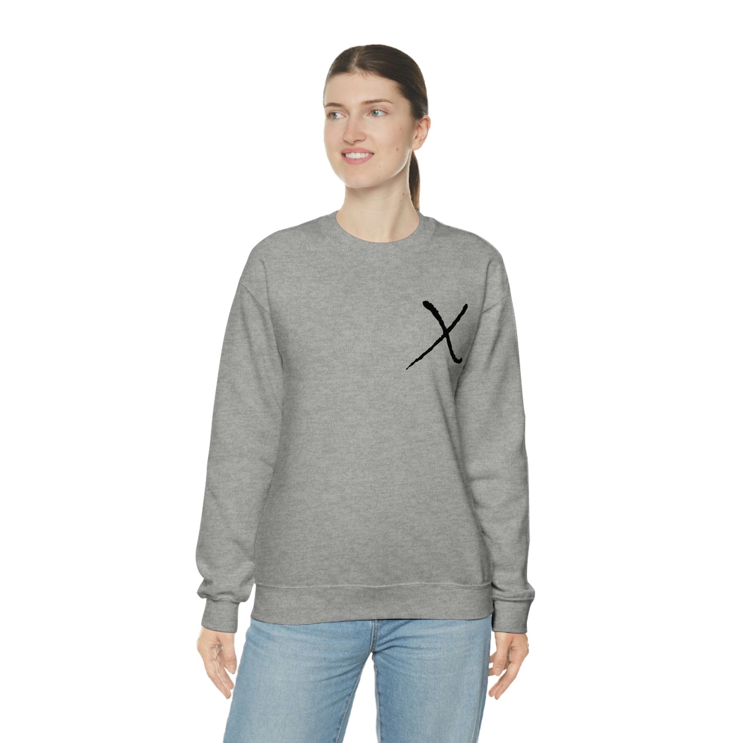 X Mark Unisex Heavy Blend™ Crewneck Sweatshirt