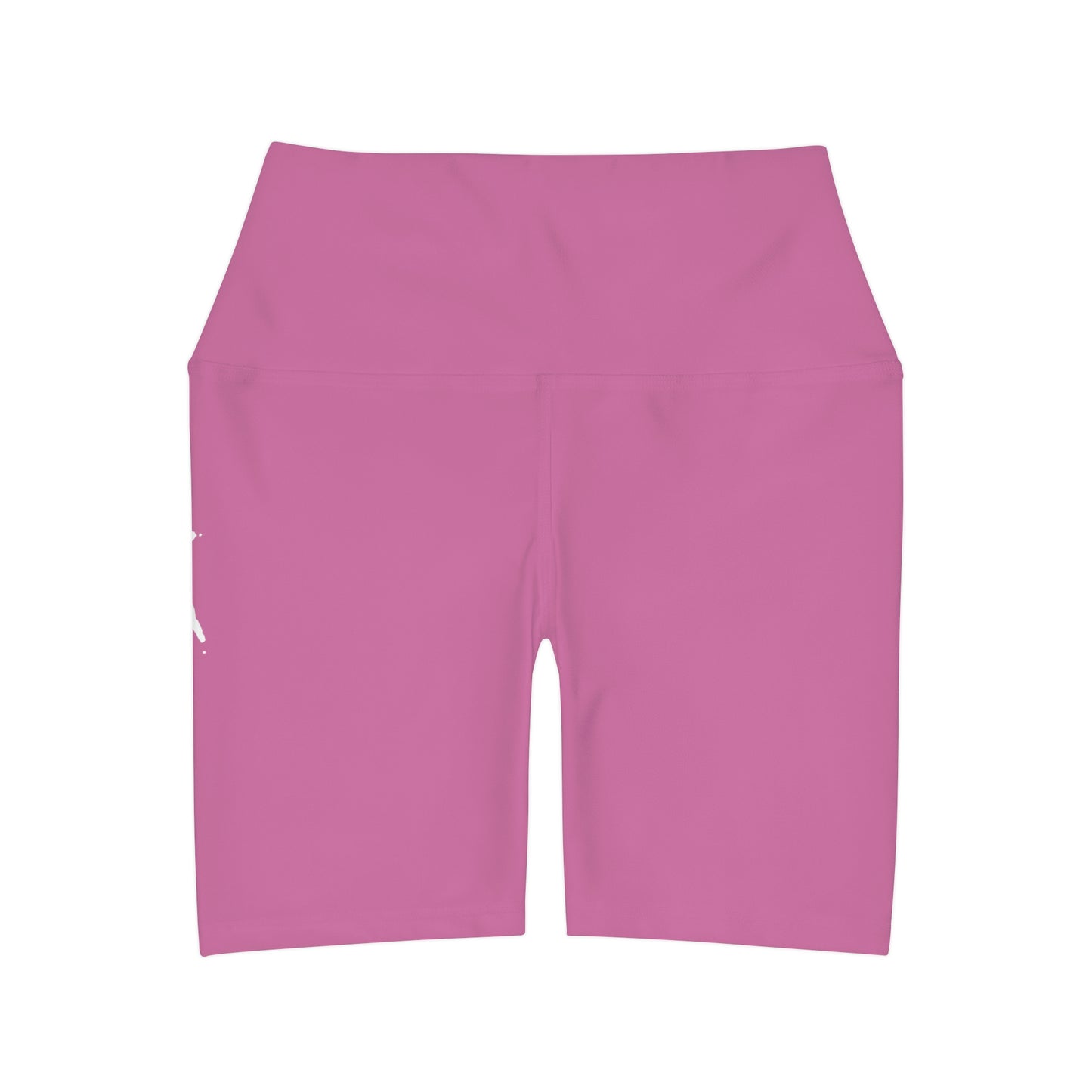 Chiller A Light Pink High Waisted Yoga Shorts