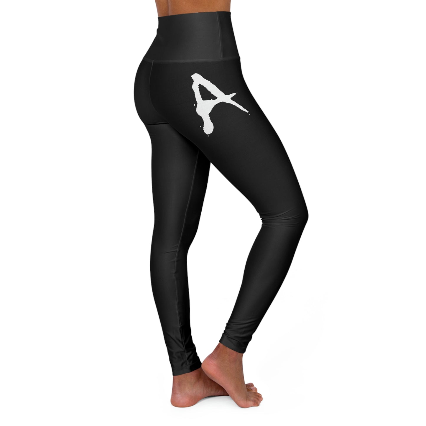 Chiller A Black High Waisted Yoga Leggings