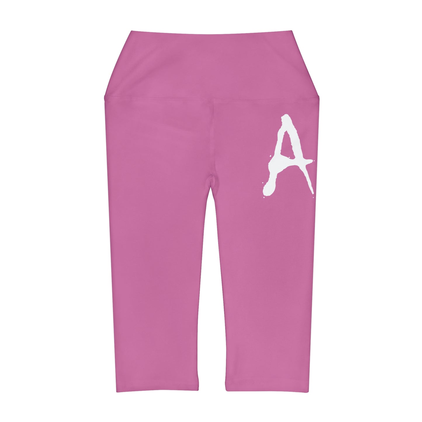 Chiller A Light Pink Yoga Capri Leggings